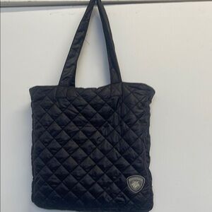 Alp n Rock Black Quilted Tote Bag